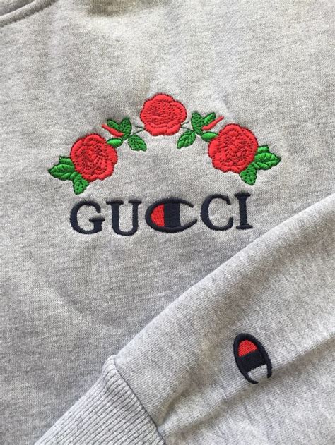 gucci replica hoodies|gucci x champion hoodie real.